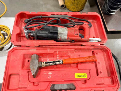 MILWAUKEE SAWZALL W/ CASE.