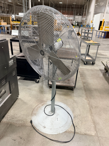 INDUSTRIAL PEDESTAL FAN.