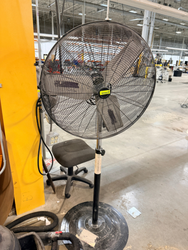 INDUSTRIAL PEDESTAL FAN.