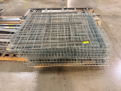 (1) PALLET OF WIRE DECKING FOR PALLET RACKING.