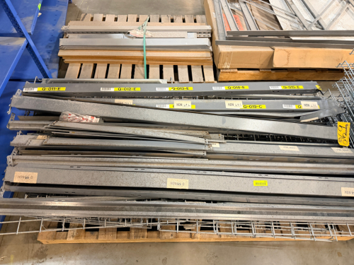 (2) SECTIONS OF LIGHT DUTY RACKING ( TAKEN APART )