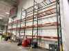 (5) SECTIONS OF 10' PALLET RACKING