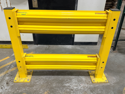 (1) SECTION OF 48" WAREHOUSE SAFETY GUARD RAIL