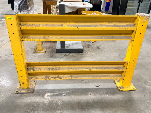 (3) SECTION OF 48" WAREHOUSE SAFETY GUARD RAIL