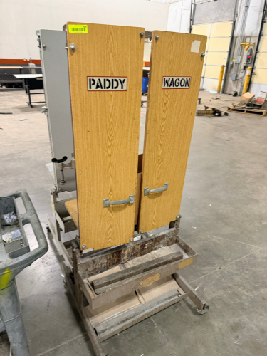 (2) CHALLENGE MACHINERY PADDY WAGON PAPER CART.