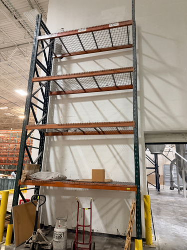 (1) SECTIONS OF 10' PALLET RACKING