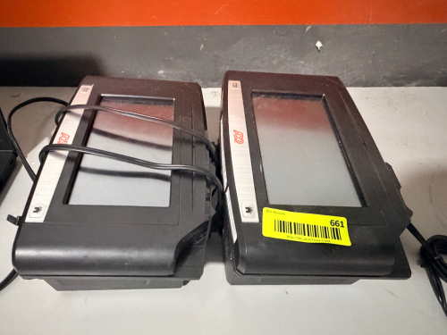 (2) ADP TOUCH SCREEN TIME CLOCKS