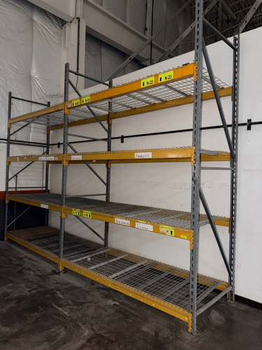 (2) SECTIONS OF 8' X 42" PALLET RACKING.