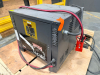 ENERSYS WORKHOG GOLD INDUSTRIAL BATTERY CHARGER DESIGNED FOR 24 VOLT LEAD-ACID INDUSTRIAL BATTERIES. DIGITAL CONTROL INTERFACE WITH CHARGE STATUS INDICATORS, EQUALIZE FUNCTION, AND HEAVY-DUTY BATTERY CONNECTOR - 4