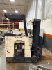 CROWN STRATIS STAND-UP ELECTRIC REACH FORKLIFT WITH OVERHEAD GUARD, SIDE STANCE OPERATOR COMPARTMENT, REACH MAST, AND 24" LOAD CENTER RATING. - 5