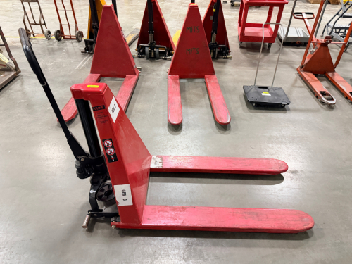ULINE HEAVY DUTY PALLET JACK ( RED )