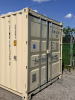 20' ONE-TRIP ISO SHIPPING CONTAINER WITH DOUBLE SWING DOORS. STEEL CONSTRUCTION WITH LOCKING CAM BARS, FORKLIFT POCKETS, CORNER CASTINGS, AND CSC CERTIFICATION PLATE. - 3