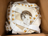 PSA COIL STAMPS CONSISTING OF APPROXIMATELY TEN (10) FACTORY SHRINK-WRAPPED 10,000-STAMP 3&cent; STRAWBERRIES COILS AND APPROXIMATELY TEN (10) PARTIAL/OPEN 10,000-STAMP 1&cent; APPLES COILS. OPEN COILS APPEAR PARTIALLY USED; REMAINING STAMP COUNT NOT VERIFIED. - 3