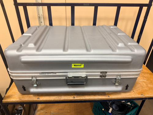 ELECTRONICS GREY PLASTIC HARDCASE STORAGE.