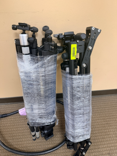 (3) ASSORTED TRI POD STANDS
