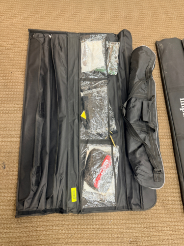 LOT OF PHOTOGRAPHY LIGHTING ACCESSORIES WITH CARRYING CASES