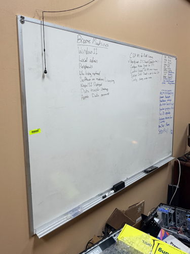 72" X 48" DRY ERASE BOARD
