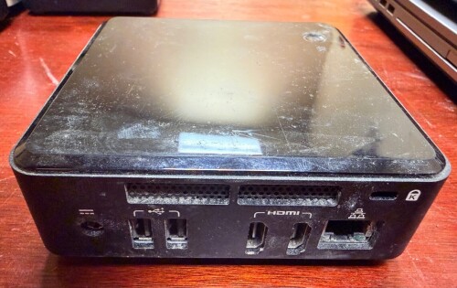 (4) INTEL NUC MINI DESKTOP COMPUTERS.
