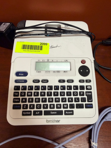 BROTHER P-TOUCH ELECTRONIC LABEL MAKER.