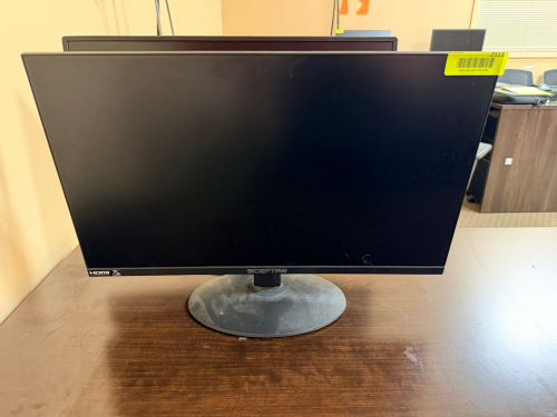 (2) ASSORTED COMPUTER MONITORS.