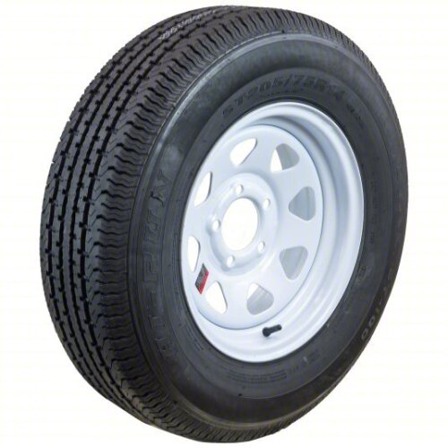 (1) TRAILER TIRE WHEEL ASSEMBLY