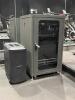 (1) COMPLETE COMMERCIAL AUDIO SYSTEM FEATURING 9 BOSE SPEAKERS, PROFESSIONAL AMPLIFIERS, WIRELESS MICROPHONES, POWER MANAGEMENT, AND EQUIPMENT RACK, AND CONTROL PANEL - 2