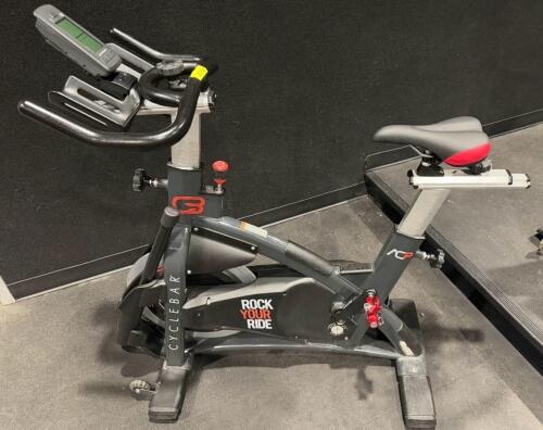(1) SCHWINN AC PERFORMANCE PLUS INDOOR CYCLE WITH 2 WEIGHTED BARS AND NEW SEAT INSTALLED