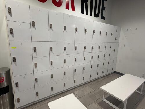 (1) LARGE LOCKER SYSTEM