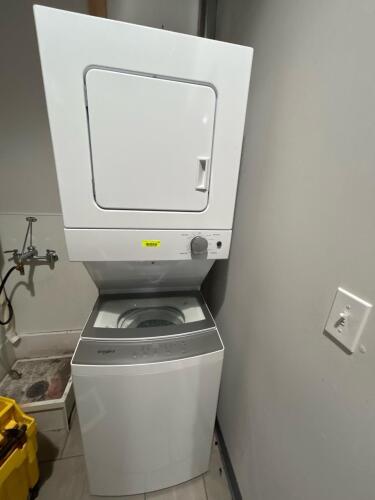 WHIRLPOOL STACKABLE WASHER AND DRYER