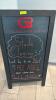 (1) BLACK A FRAME CHALK BOARD SIGN