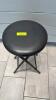 (1) BLACK FOLDING STOOL