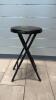 (1) BLACK FOLDING STOOL - 2