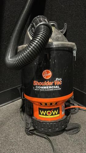 (1) COMMERCIAL HOOVER PRO SHOULDER VAC