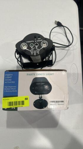 (2) PARTY DISCO LIGHTS