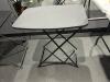 (2) BLACK FOLDABLE TABLES - 5