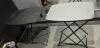 (2) BLACK FOLDABLE TABLES