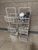(2) BATHROOM STORAGE RACKS