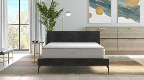 (1) SAATVA MEMORY FOAM HYBRID QUEEN MATTRESS