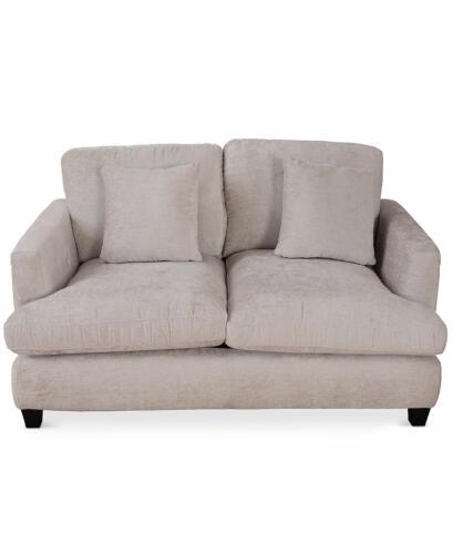 MACYS DEZYON FABRIC LOVE SEAT