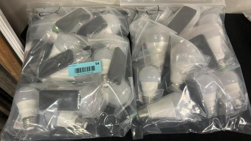 (2) BAGS LED LIGHTS WITH REMOTES