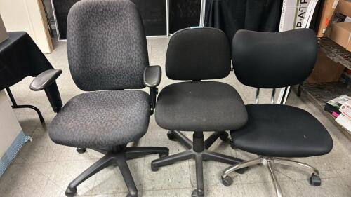 (3) ASSORTED LOT OFFICE CHAIRS
