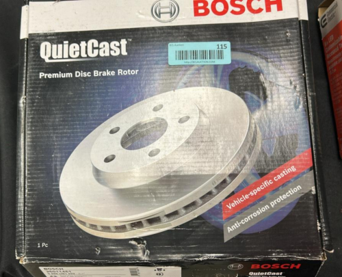 (2) BOSCH QUIETCAST PREMIUM DISC BRAKE ROTORS