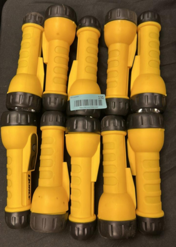 (10) YELLOW FLASHLIGHTS