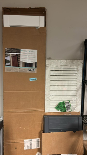 (1) ASSORTED LOT OF HOME SHUTTERS