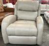 (1) MACYS KALLET LEATHER POWER RECLINER - 2