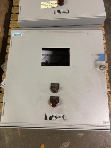 (1) INDUSTRIAL ELECTRICAL CONTROL PANEL ENCLOSURE WITH VIEWING WINDOW