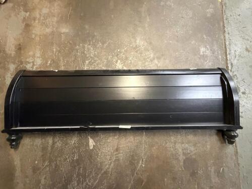 (1) BLACK KING BED FOOTBOARD
