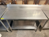 AMTEKCO STAINLESS STEEL PREP TABLE