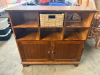 (1) WOODEN STORAGE CABINET