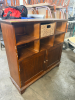(1) WOODEN STORAGE CABINET - 2
